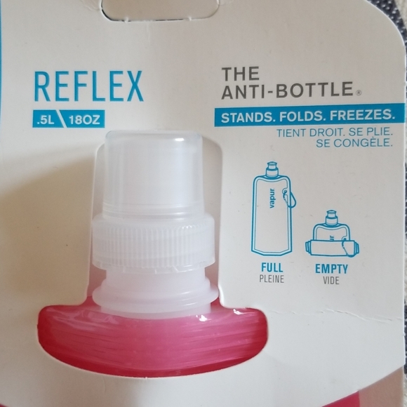 NWT Vapur Reflex Anti-Bottle Foldable Water Bottle - Picture 6 of 8